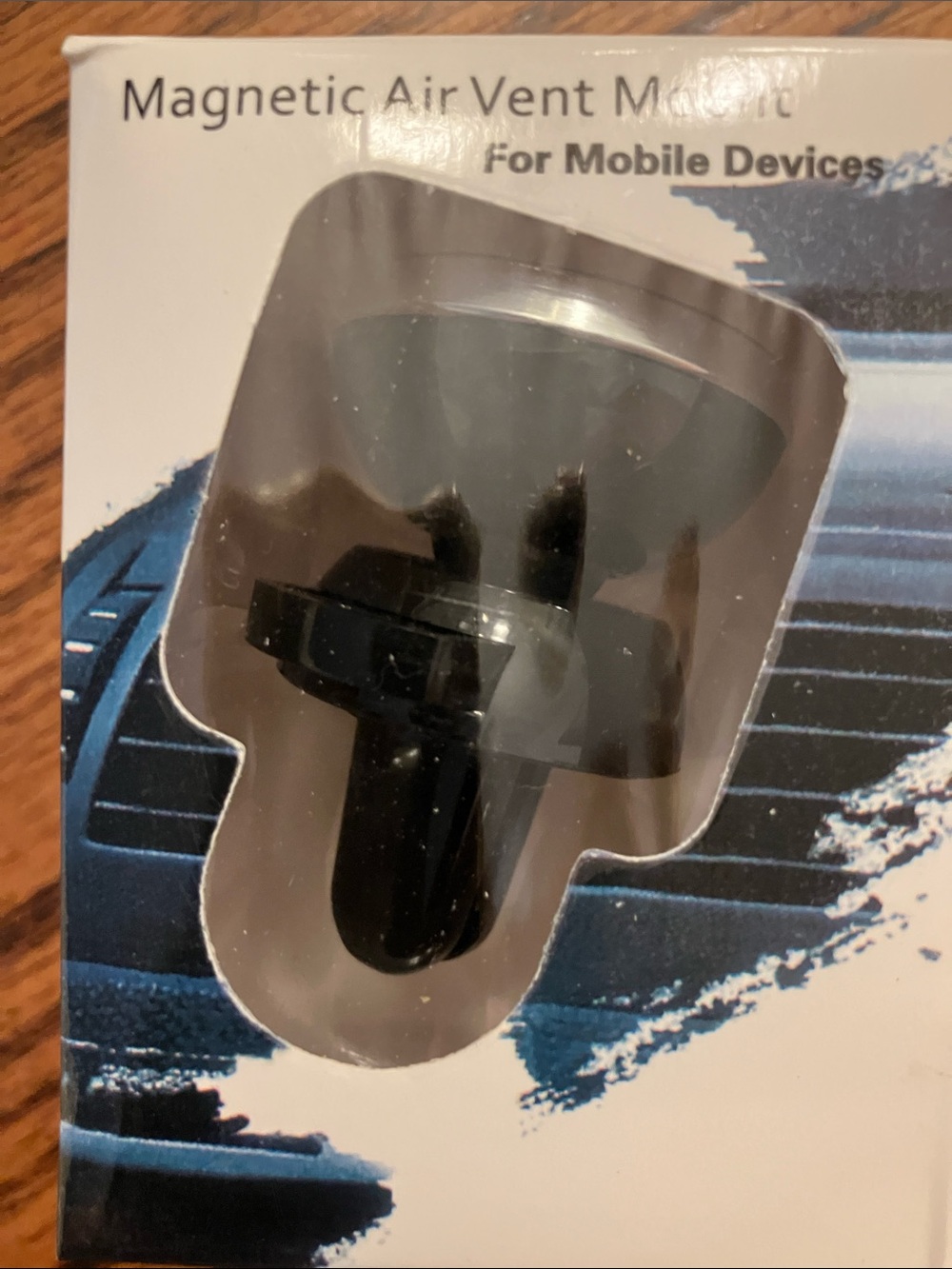 Magnetic air vent mount for mobile devices